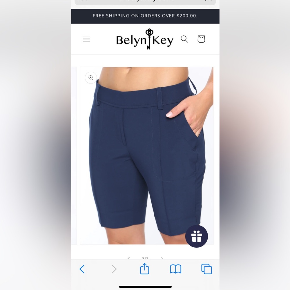 Women’s golf shorts